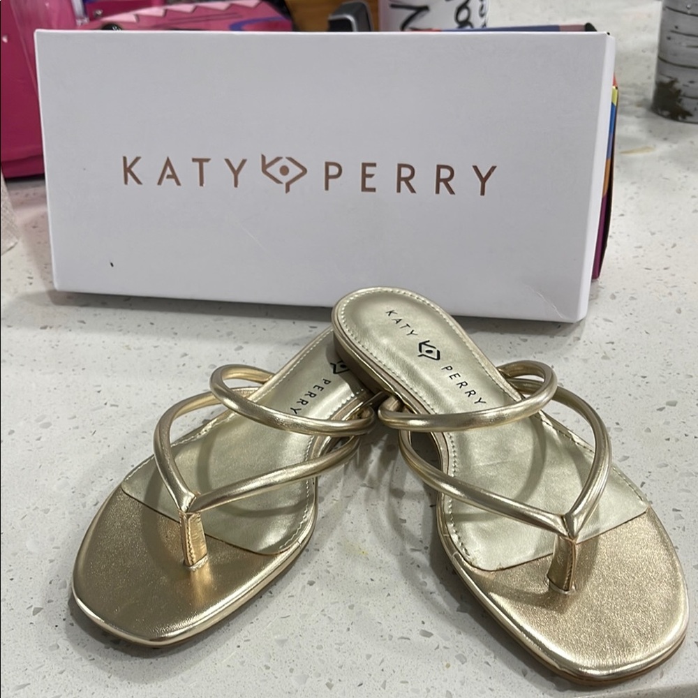 Katy Perry Collections Gold Sandals